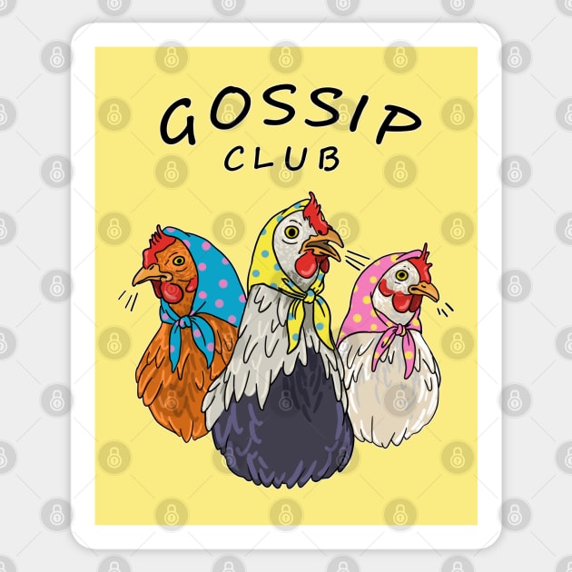 Gossip Club Sticker by Noewi